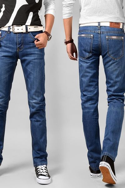 china oem factory custom blue with check straight jeans wash elastic mens trouser men pants jeans with low price
china oem factory custom blue with check straight jeans wash elastic mens trouser men pants jeans with low price
