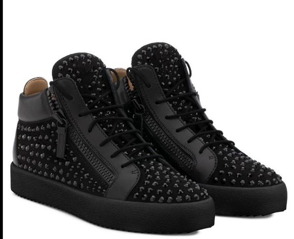 new 2019 mens womens winered patent leather with corduroy patchwork low double zip sneakers, brand casual shoes 35-46drop shipping 05052, Black
new 2019 mens womens winered patent leather with corduroy patchwork low double zip sneakers, brand casual shoes 35-46drop shipping 05052, Black