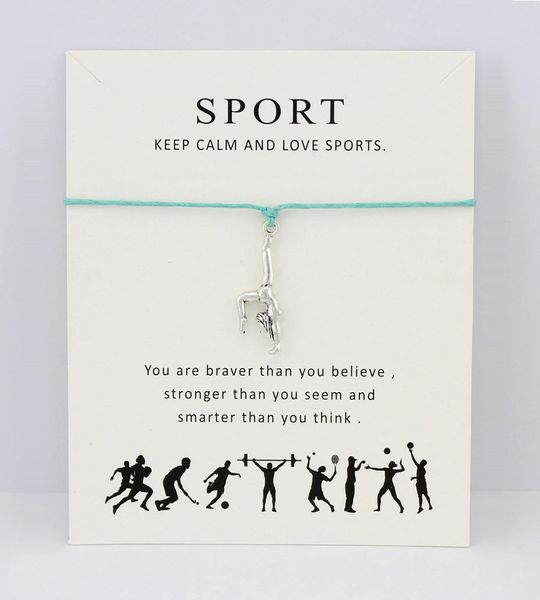 artistic gymnastics gym charm card bracelets sports antique silver jewelry blue pink aqua red wax cord women girl boy gift, Golden;silver
artistic gymnastics gym charm card bracelets sports antique silver jewelry blue pink aqua red wax cord women girl boy gift, Golden;silver