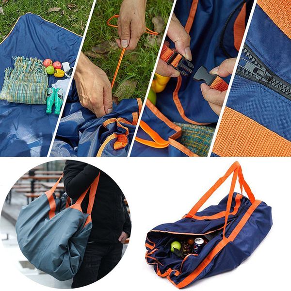multifunctional outdoor picnic mat camping hiking beach waterproof large capacity oxford cloth mountaineering travel bag
multifunctional outdoor picnic mat camping hiking beach waterproof large capacity oxford cloth mountaineering travel bag