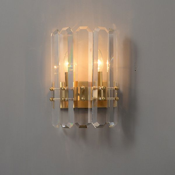 

luxury crystal wall lights gold wall lamp led bulbs light fixtures for bedroom living room indoor lighting lustre ac 110v 220v