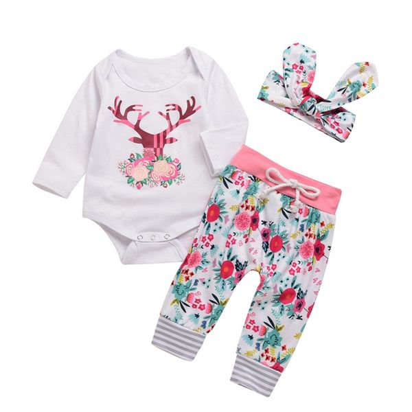 baby girls christmas floral printing kids clothing white long sleeve 0-18m cotton 3-piece romper pants headband clothing sets
baby girls christmas floral printing kids clothing white long sleeve 0-18m cotton 3-piece romper pants headband clothing sets