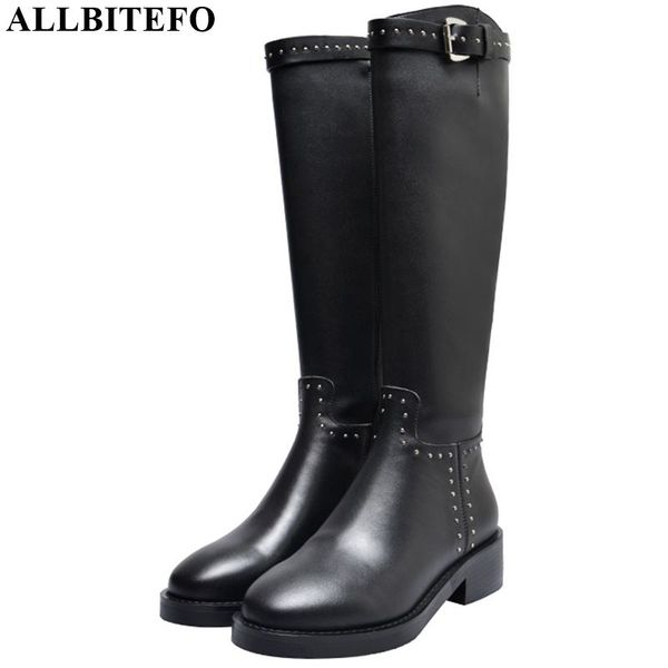 allbitefo pu+ genuine leather women boots comfortable fashion knee high long boots knight autumn winter, Black
allbitefo pu+ genuine leather women boots comfortable fashion knee high long boots knight autumn winter, Black