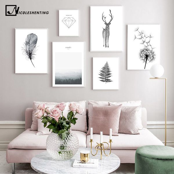 скандинавский poster черный белый олень одуванчика nordic style wall art холст печати картина украшения изображения декора гостиной
скандинавский poster черный белый олень одуванчика nordic style wall art холст печати картина украшения изображения декора гостиной