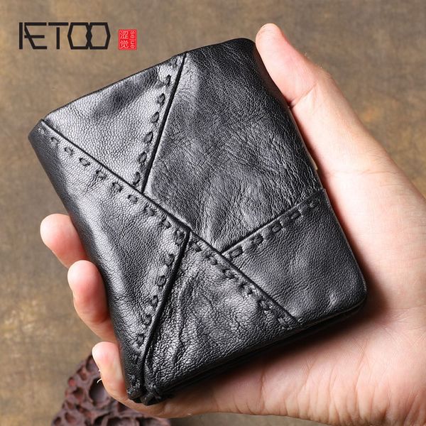aetoo original retro leather short wallet first layer sheepskin multi-function stitching vertical wallet youth coin holder, Red;black
aetoo original retro leather short wallet first layer sheepskin multi-function stitching vertical wallet youth coin holder, Red;black