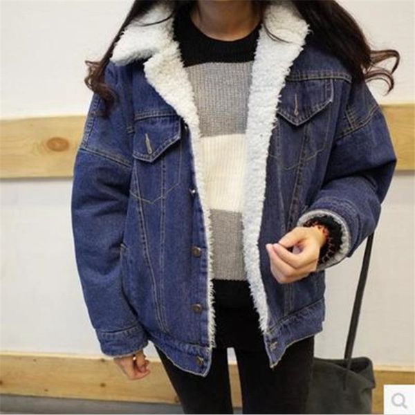womens designer winter jacket fashion teenager long sleeve denim jeacket blue thick warm autumn winter coats, Black;brown
womens designer winter jacket fashion teenager long sleeve denim jeacket blue thick warm autumn winter coats, Black;brown