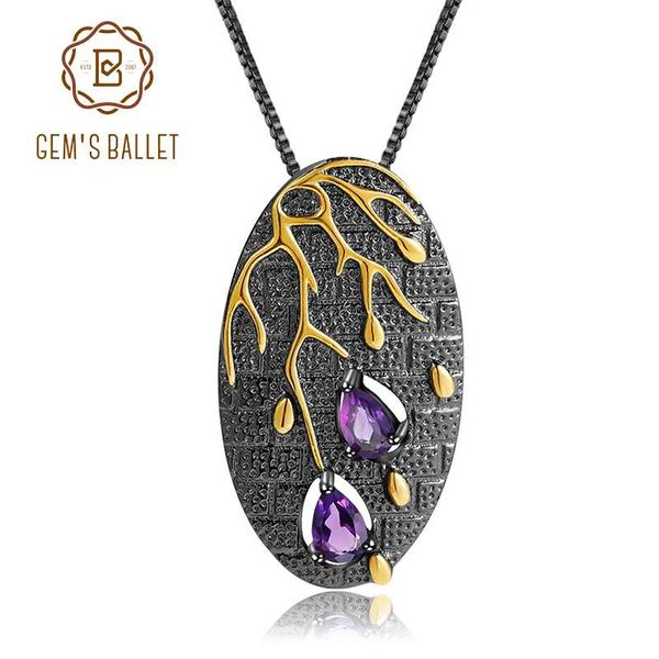 gem's ballet 0.39ct natural water drop amethyst pendant for women 925 sterling silver original handmade branch pendant necklace
gem's ballet 0.39ct natural water drop amethyst pendant for women 925 sterling silver original handmade branch pendant necklace