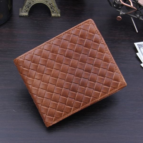 men short genuine leather wallet fashion knitting coffee vintage trendy male real leather cow leather wallet fashion men wallet tq-051, Red;black
men short genuine leather wallet fashion knitting coffee vintage trendy male real leather cow leather wallet fashion men wallet tq-051, Red;black