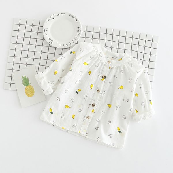 childrenswear spring and autumn new style children korean-style long-sleeve blouse girl's blouse\n children girl's shirt pears c, White
childrenswear spring and autumn new style children korean-style long-sleeve blouse girl's blouse\n children girl's shirt pears c, White