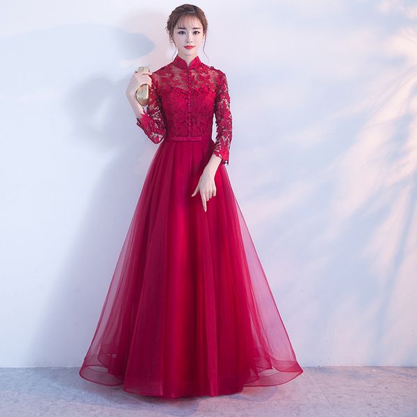 classic lace women evening party dress red elegant bride wedding gown vintage cheongsam slim flower dresses plus size 3xl
classic lace women evening party dress red elegant bride wedding gown vintage cheongsam slim flower dresses plus size 3xl