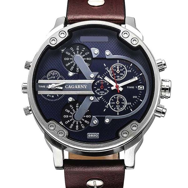 luxury brand men quartz wrist watch dual movement sports watch cagarny man casual watches relogio male relojes clock men, Slivery;brown
luxury brand men quartz wrist watch dual movement sports watch cagarny man casual watches relogio male relojes clock men, Slivery;brown