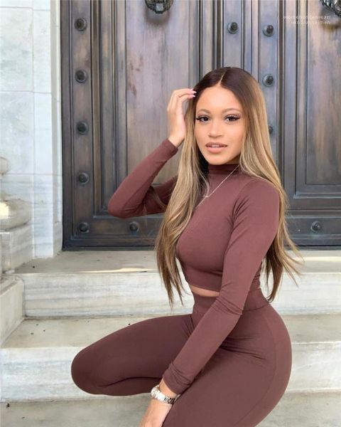 sleeve stand collar crop fashion solid color tracksuits women sports clothing women designer slim suit casual long, Gray
sleeve stand collar crop fashion solid color tracksuits women sports clothing women designer slim suit casual long, Gray