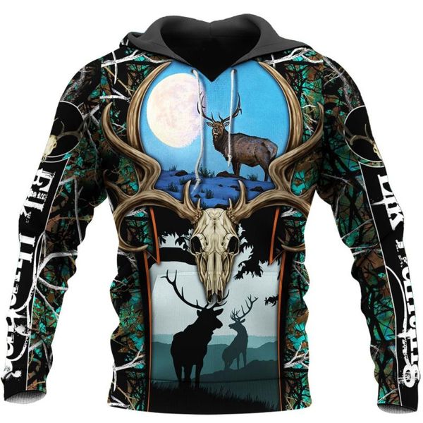 men's hoodies & sweatshirts 2021 est fashion men hoodie animal elk hunting 3d printed harajuku sweatshirt casual pullover 84489, Black
men's hoodies & sweatshirts 2021 est fashion men hoodie animal elk hunting 3d printed harajuku sweatshirt casual pullover 84489, Black