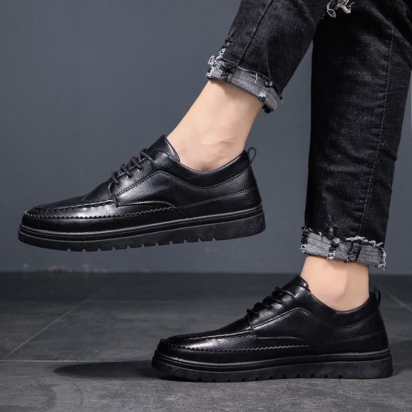 2019 autumn england small leather shoes men's, black korean-style trend versatile teenager men's shoes casual business leather s
2019 autumn england small leather shoes men's, black korean-style trend versatile teenager men's shoes casual business leather s