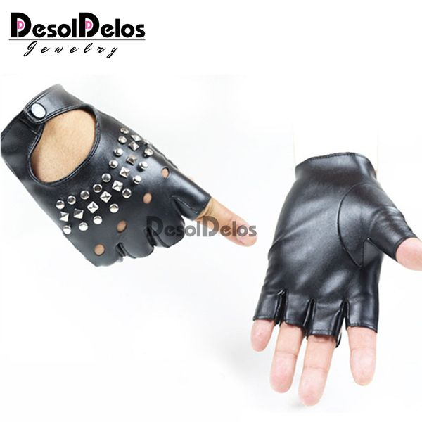 luxury pu leather gloves mens theatrical punk hip-hop glove women fashion square nail fingerless gloves lady mittens black, Blue;gray
luxury pu leather gloves mens theatrical punk hip-hop glove women fashion square nail fingerless gloves lady mittens black, Blue;gray