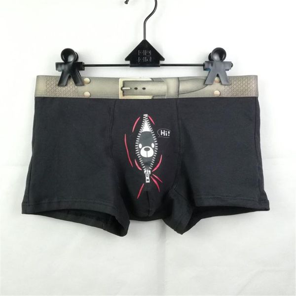 men funny underwear 3d bear printed boys boxer shorts printing brand comfortable 100% cotton soft underwear cueca masculina, Black;white
men funny underwear 3d bear printed boys boxer shorts printing brand comfortable 100% cotton soft underwear cueca masculina, Black;white