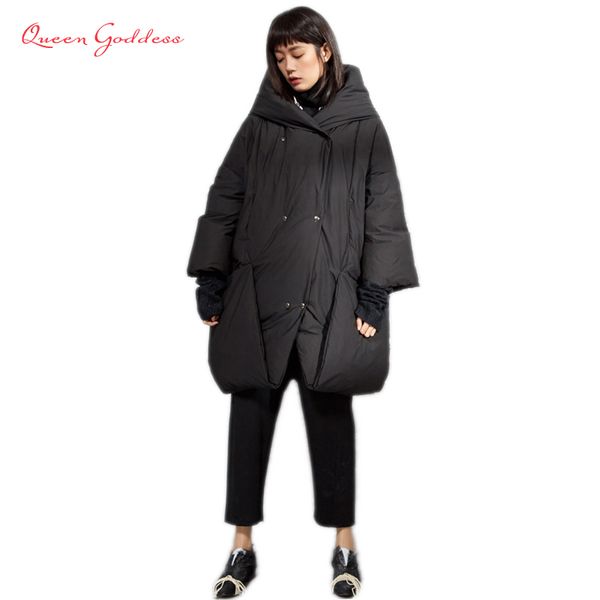europe new list fashion regular type ladies down jacket big pocket stitching 2018 winter new thickening 90% white duck down coat, Black
europe new list fashion regular type ladies down jacket big pocket stitching 2018 winter new thickening 90% white duck down coat, Black