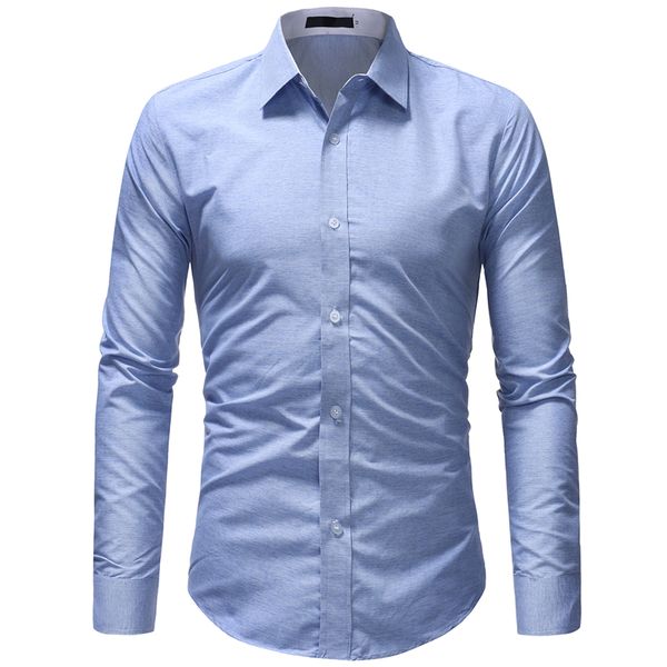 мужской синий сплошной цвет slim fit рубашка 2020 новый длинный рукав платье рубашка мужчины свободного покроя пуговица вниз мужчины хомбре, White;black
мужской синий сплошной цвет slim fit рубашка 2020 новый длинный рукав платье рубашка мужчины свободного покроя пуговица вниз мужчины хомбре, White;black