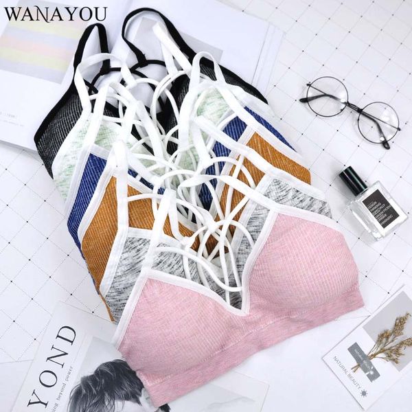 wanayou seamless thin straps girls' sports bra,breathable cross back gym bra for women,anti-sweat running women's workout bra, White;black
wanayou seamless thin straps girls' sports bra,breathable cross back gym bra for women,anti-sweat running women's workout bra, White;black