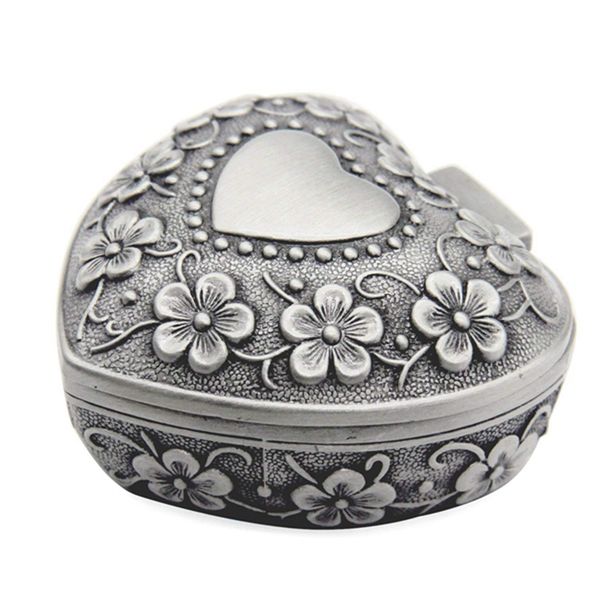 bathroom storage & organization classic vintage antique heart shape jewelry box ring small trinket organizer chest christmas gift,silver
bathroom storage & organization classic vintage antique heart shape jewelry box ring small trinket organizer chest christmas gift,silver