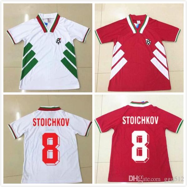 1994 edizione retrò bulgaria stoichkov 8 balakov 1994 bulgaria retro home maglia da calcio nazionale manica corta divisa da calcio trasfert, Black;yellow
1994 edizione retrò bulgaria stoichkov 8 balakov 1994 bulgaria retro home maglia da calcio nazionale manica corta divisa da calcio trasfert, Black;yellow