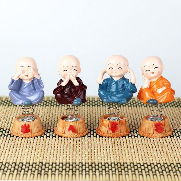 4pcs set of creative four do not shakethe head little cute monk car ornaments fashion safe car interior decorations holiday gift
4pcs set of creative four do not shakethe head little cute monk car ornaments fashion safe car interior decorations holiday gift