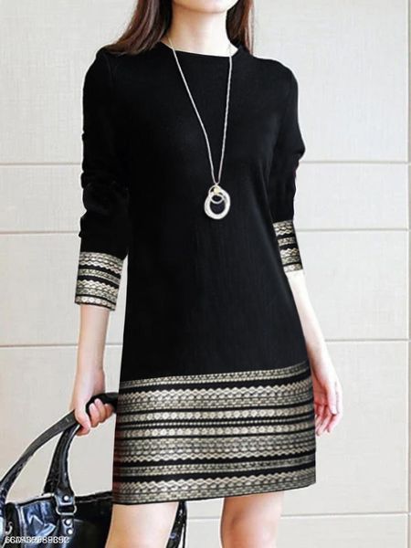 casual dresses designer dress women's clothing casual spring digital printing round neck temperament long sleeve dress temperament slim, Black;gray
casual dresses designer dress women's clothing casual spring digital printing round neck temperament long sleeve dress temperament slim, Black;gray