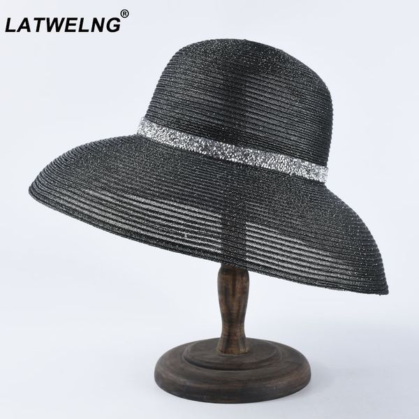 new hepburn black and white beach hats women fashion wide brim straw hat french elegant sun visor hat summer uv hat wholesale y200602, Blue;gray
new hepburn black and white beach hats women fashion wide brim straw hat french elegant sun visor hat summer uv hat wholesale y200602, Blue;gray