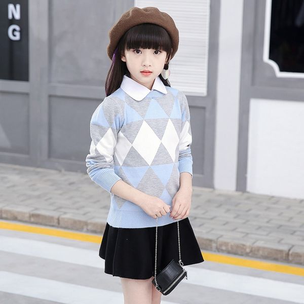 abesay sweater for girls children plaid sweater girl warm winter clothes long sleeve winter girl clothing 6 8 10 12 14 year, Blue
abesay sweater for girls children plaid sweater girl warm winter clothes long sleeve winter girl clothing 6 8 10 12 14 year, Blue