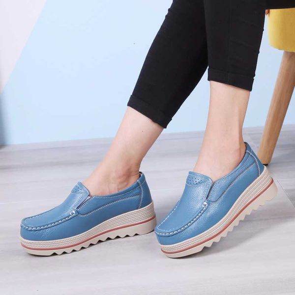 genuine leather loafers for women slip-on flat shoes platform sneakers light 5 colors ladies height increasing thick soles flats, Black
genuine leather loafers for women slip-on flat shoes platform sneakers light 5 colors ladies height increasing thick soles flats, Black