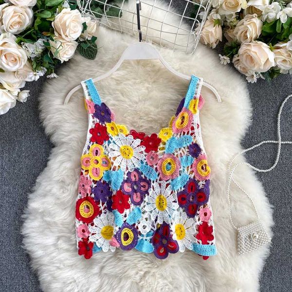 camis camisole women's vintage heavy industry crocheted hollow color flower lace short women's knit shirt bohemian, White
camis camisole women's vintage heavy industry crocheted hollow color flower lace short women's knit shirt bohemian, White