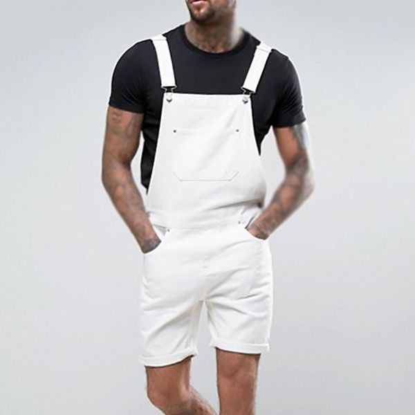white men jumpsuits oversize plus size overalls summer casual pocket long loose holes fashion pants solid color trousers, Blue
white men jumpsuits oversize plus size overalls summer casual pocket long loose holes fashion pants solid color trousers, Blue