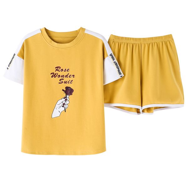 summer new women pajama set woman pure cotton short sleeve thin section lovely fresh girl sleepwear, Blue;gray
summer new women pajama set woman pure cotton short sleeve thin section lovely fresh girl sleepwear, Blue;gray