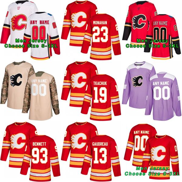 Calgary Flames Johnny Gaudreau Sean Monahan Sam Bennett Matthew Tkachu David Rittich Elias Lindholm Mark Giordano Noah Hanifin Hockey Jersey
Calgary Flames Johnny Gaudreau Sean Monahan Sam Bennett Matthew Tkachu David Rittich Elias Lindholm Mark Giordano Noah Hanifin Hockey Jersey