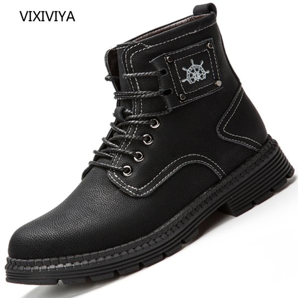 2018 autumn & winter men's boots genuine leather casual shoe ankle boot man youth work army boots for men botas hombre, Black
2018 autumn & winter men's boots genuine leather casual shoe ankle boot man youth work army boots for men botas hombre, Black