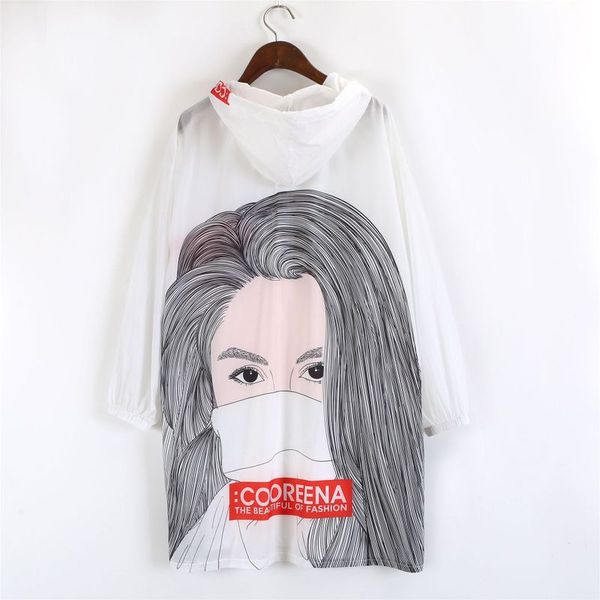 large size loose women's dress hooded windbreaker sun proof clothing summer new streetwear dance dress, Tan;black
large size loose women's dress hooded windbreaker sun proof clothing summer new streetwear dance dress, Tan;black