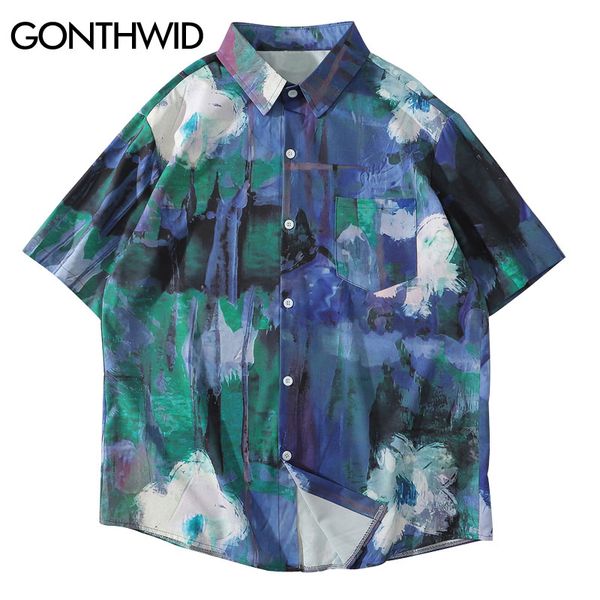 gonthwid graffiti painting print aloha beach hawaiian shirts streetwear mens summer harajuku casual short sleeve button, White;black
gonthwid graffiti painting print aloha beach hawaiian shirts streetwear mens summer harajuku casual short sleeve button, White;black