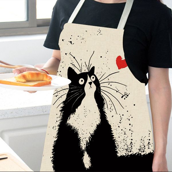 cat kitchen apron fashion waterproof household bbq bib sleeveless cooking baking restaurant kitchen aprons for women
cat kitchen apron fashion waterproof household bbq bib sleeveless cooking baking restaurant kitchen aprons for women
