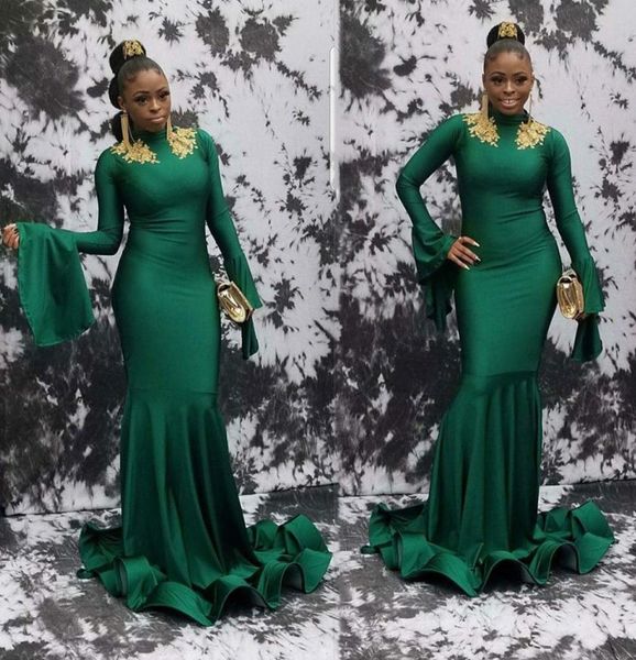 2020 green african long evening gowns mermaid elastic satin with gold lace prom dress lace appliques white party gowns, Black;red
2020 green african long evening gowns mermaid elastic satin with gold lace prom dress lace appliques white party gowns, Black;red