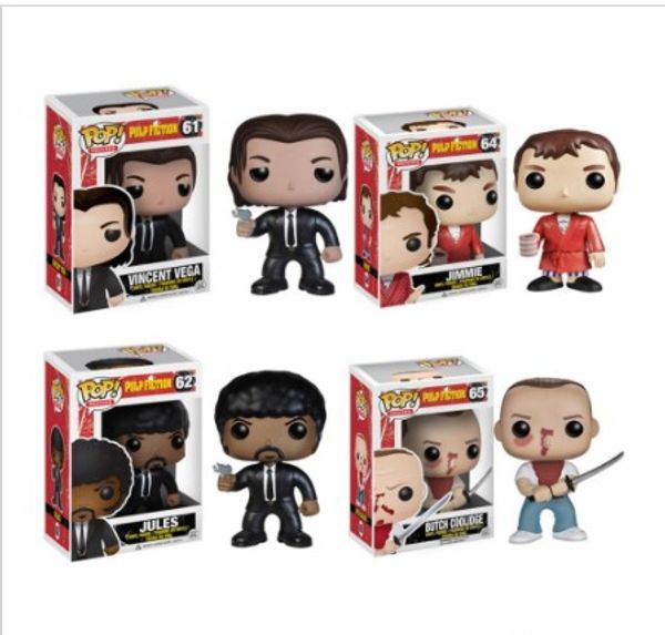 new funko pop pulp fiction jules vincent vega jimmie vinyl anime action figures brinquedos collection model toys for children
new funko pop pulp fiction jules vincent vega jimmie vinyl anime action figures brinquedos collection model toys for children