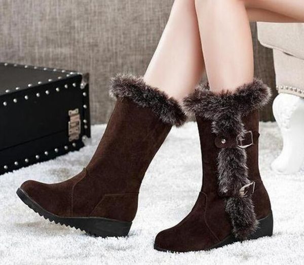 wholesales new matte boots thick waterproof platform in the rabbit fur warm slope with thick snow boots flat women's boots, Black
wholesales new matte boots thick waterproof platform in the rabbit fur warm slope with thick snow boots flat women's boots, Black