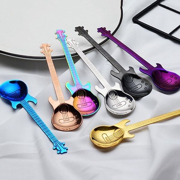 promotion--guitar coffee teaspoons, 7pcs colorful stainless steel musical coffee spoons teaspoons mixing spoons sugar spoon coffee scoops
promotion--guitar coffee teaspoons, 7pcs colorful stainless steel musical coffee spoons teaspoons mixing spoons sugar spoon coffee scoops