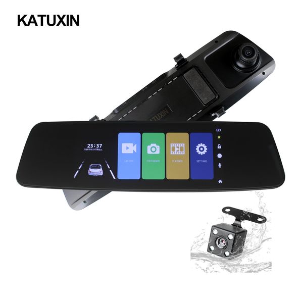 katuxin hd car dvr rearview mirror driving recorder surface hd night vision before and after double recording reversing image
katuxin hd car dvr rearview mirror driving recorder surface hd night vision before and after double recording reversing image