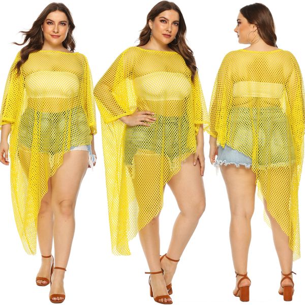 aliih large size perspective mesh hollow irregular loose beach blouse 1990 coat women's large size women's perspective mesh h, White;black
aliih large size perspective mesh hollow irregular loose beach blouse 1990 coat women's large size women's perspective mesh h, White;black