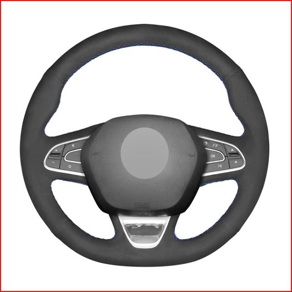 black suede hand sew soft wrap car steering wheel cover for kadjar koleos megane talisman scenic espace 2015-2018
black suede hand sew soft wrap car steering wheel cover for kadjar koleos megane talisman scenic espace 2015-2018