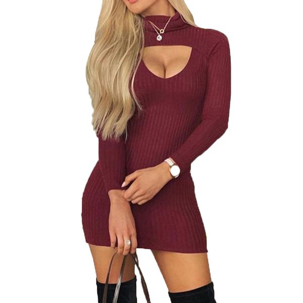 women's casual spring autumn long sleeve mini dress hollow out high neck bodycon dress turtleneck slim short dresses, Black;gray
women's casual spring autumn long sleeve mini dress hollow out high neck bodycon dress turtleneck slim short dresses, Black;gray