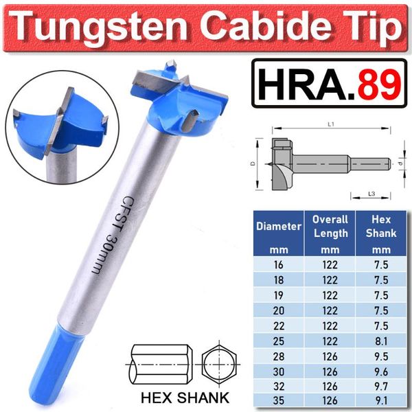 woodworking boring hole saw carbide tip cutter set 16mm-35mm drill bit 90mm depth extra long forstner tungsten high speed steel
woodworking boring hole saw carbide tip cutter set 16mm-35mm drill bit 90mm depth extra long forstner tungsten high speed steel