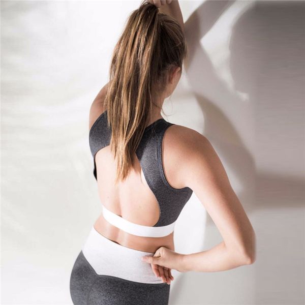 women's backless yoga sports suit workout clothes for women gym clothing 2 piece yoga set for girls fitness, White;red
women's backless yoga sports suit workout clothes for women gym clothing 2 piece yoga set for girls fitness, White;red