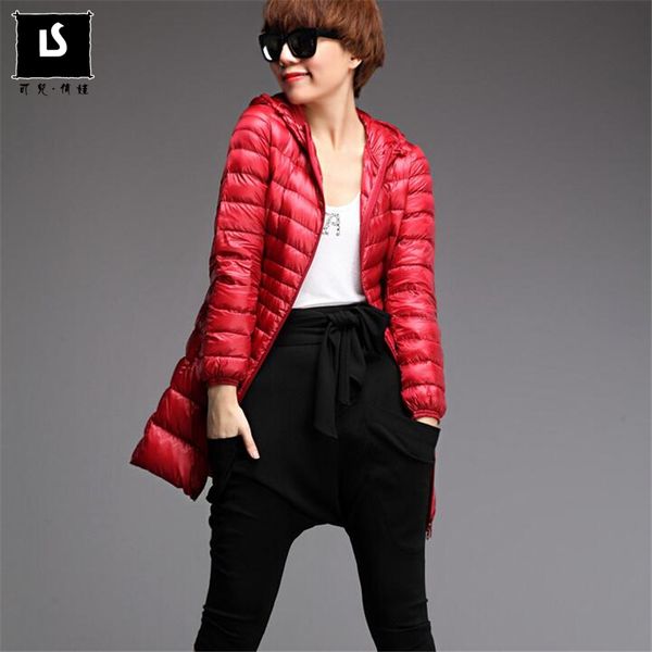 s-7xl hooded down jacket female overcoat ultralight winter down coat women long warm slim jackets coat portable parkas plus size, Black
s-7xl hooded down jacket female overcoat ultralight winter down coat women long warm slim jackets coat portable parkas plus size, Black