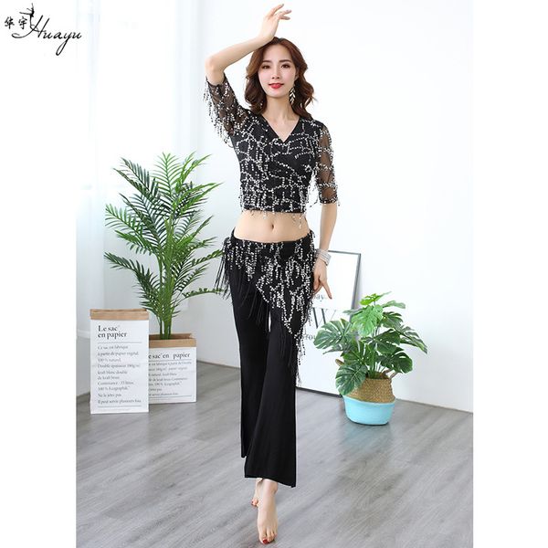 huayu dance belly dance new style 2019 exercise clothing sequin modal clothing beginners women's suit, Black;red
huayu dance belly dance new style 2019 exercise clothing sequin modal clothing beginners women's suit, Black;red